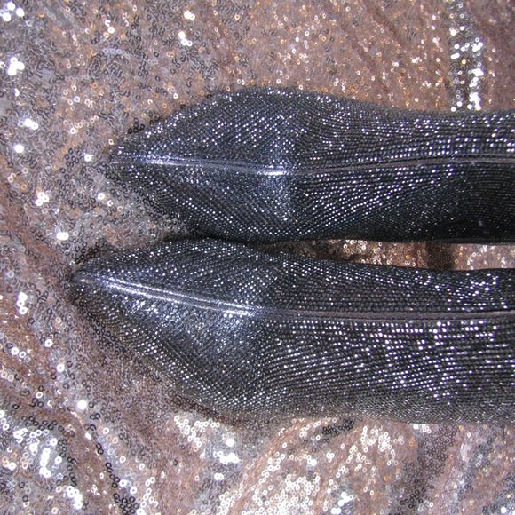 INC sparkly knee high boots 7.5 - Picture 6 of 11